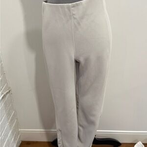 lululemon athletica Gray Ribbed Trousers